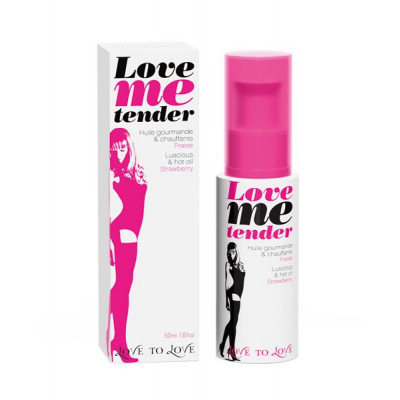 OLIO PER MASSAGGI AROMA FRAGOLA \"LOVE ME TENDER\"  - 50 ML